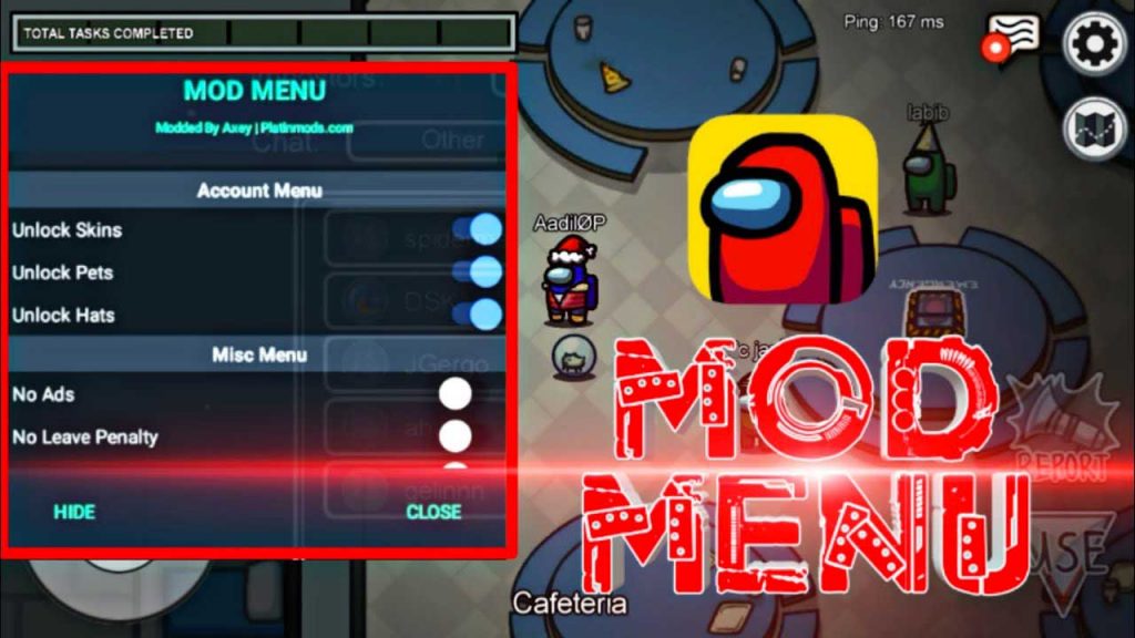 Among Us Mod Menu 2025 Full Features Among Us Mod!